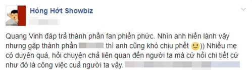 chuyện làng sao,sao Việt,Quang Vinh