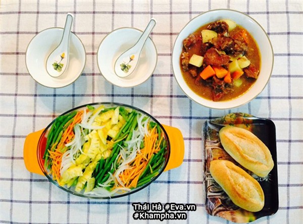 ba me 2 con goi y hang chuc mon an sang ngon duoc chi em noi tro khen nuc no - 11