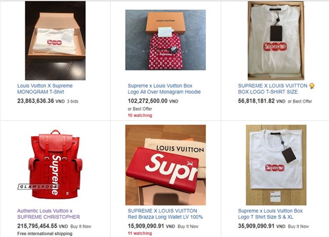 Nhung mon do gia 'tren troi' cua Supreme x Louis Vuitton hinh anh 1