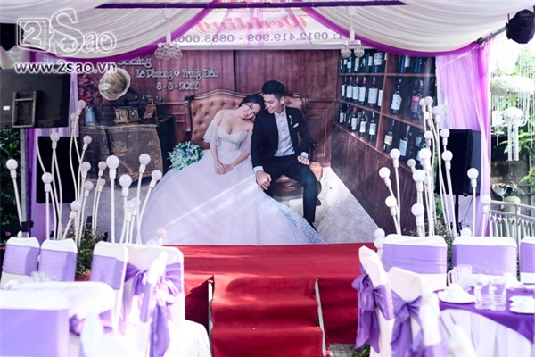 Đám cưới diễn viên Lê Phương tại Trà Vinh ngập trong sắc tím-1