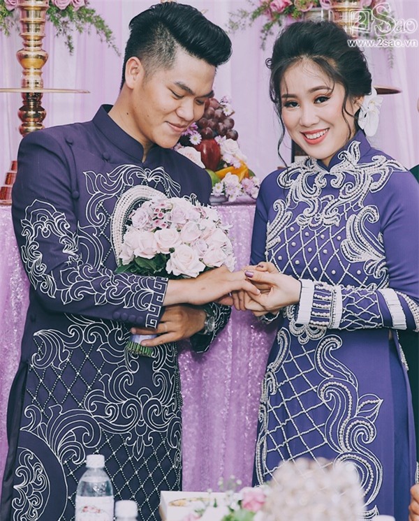 Đám cưới ngập tràn sắc tím rộn vang tiếng cười-2