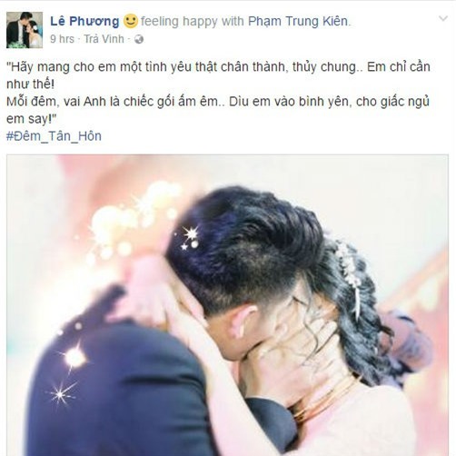 chuyện làng sao,Lê Phương và con trai,Trung Kiên,đêm tân hôn đặc biệt, đám cưới lê phương, sao Việt