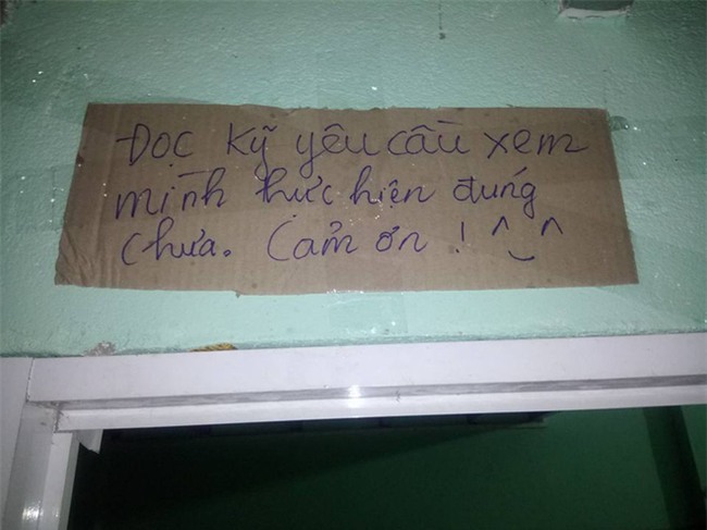 Bảng nội quy khắt khe đến mức khó tin của 3 nam sinh viên cùng phòng trọ - Ảnh 14.