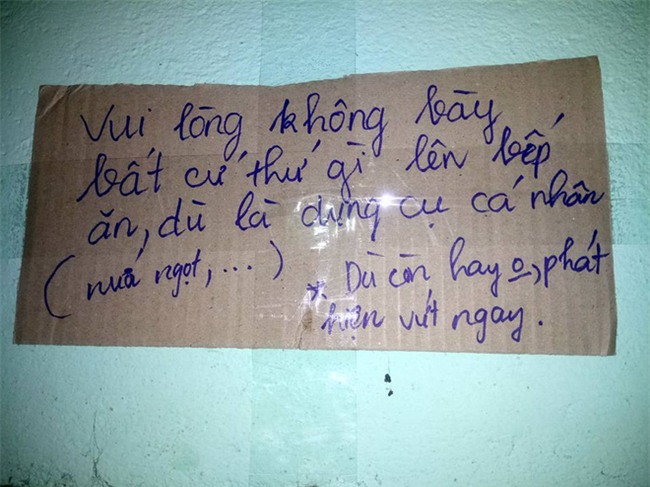 Bảng nội quy khắt khe đến mức khó tin của 3 nam sinh viên cùng phòng trọ - Ảnh 15.