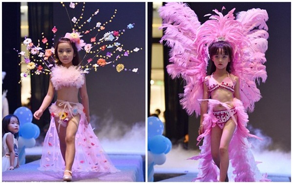 TQ: Dư luận dậy sóng khi trung tâm thương mại cho trẻ nhỏ biểu diễn trang phục nội y như Victorias Secret - Ảnh 1.