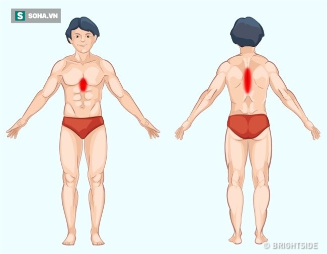 Đau ở đâu trên cơ thể thì nguy hiểm? Hình ảnh này là câu trả lời! - Ảnh 7.