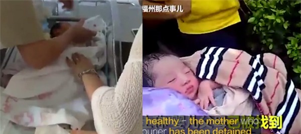 hy huu: me boc con so sinh trong tui nylon, gui toi trai mo coi qua dich vu... chuyen phat nhanh - 3