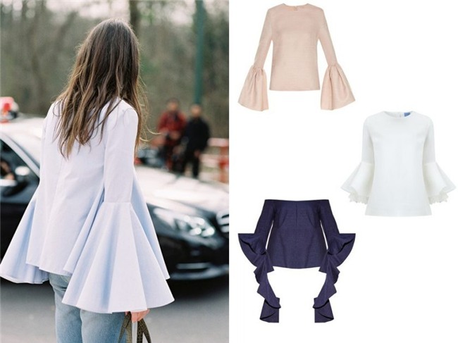 Hết áo tay bồng, dàn mỹ nhân Việt lại 'mê mẩn' mốt áo tay loe-6