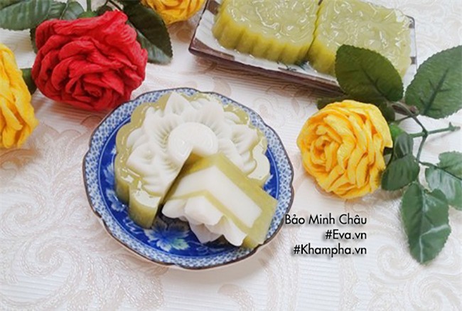 banh trung thu thach rau cau vi bo nhan cot dua la mieng de lam - 11