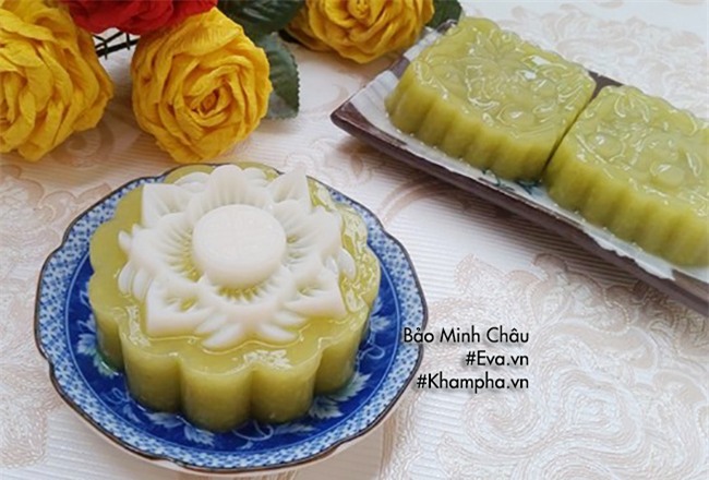 banh trung thu thach rau cau vi bo nhan cot dua la mieng de lam - 9