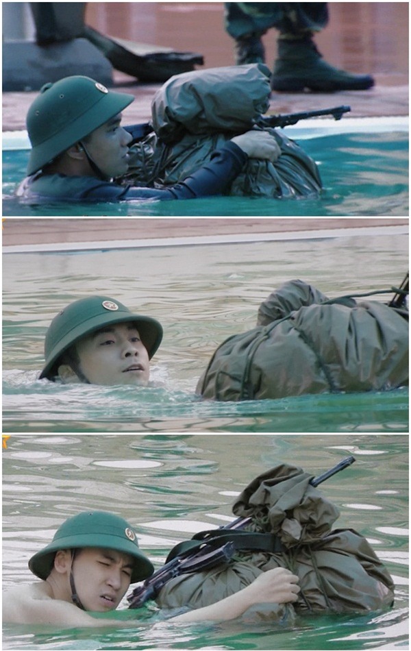 Huy Cung giật nảy người khi bắn súng khiến Khắc Việt cười 'không ngậm được miệng'-10