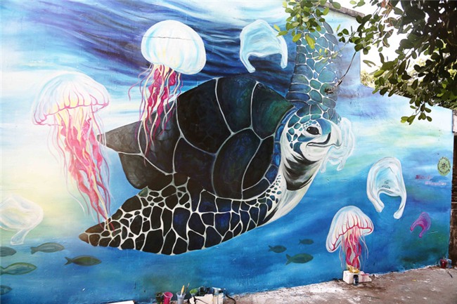 Lang bich hoa nhu dai duong thu nho o Ly Son hinh anh 10