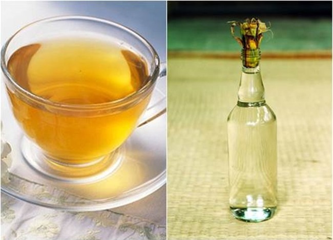 Da trang min khong ti vet nho pha tra xanh voi ruou trang theo cach nay