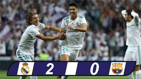 Không Ronaldo, Real vẫn đập nát Barca bằng siêu phẩm của Asensio