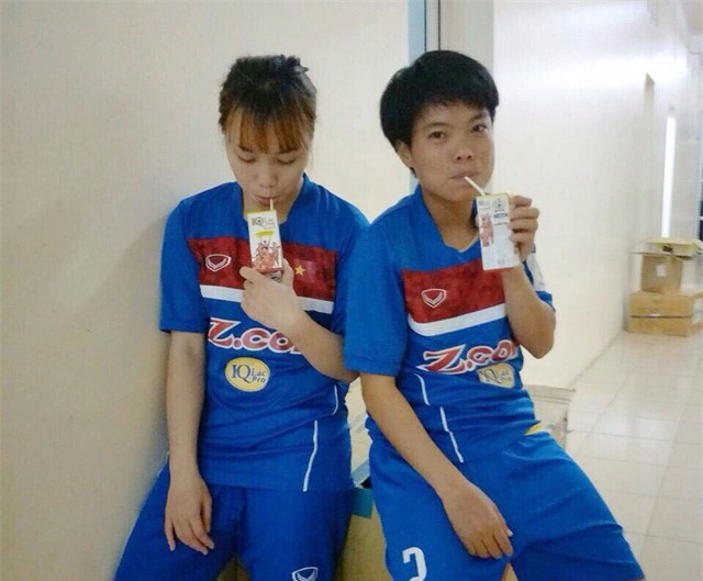 Tinh thần của các cầu thủ nữ hiện đang rất tốt (ảnh: Vũ Dương)