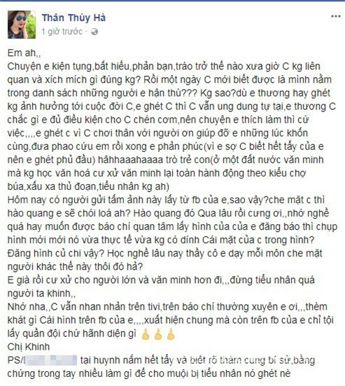 Thân Thúy Hà, Ngọc Thúy, người mẫu Thân Thúy Hà,chuyện làng sao,sao Việt