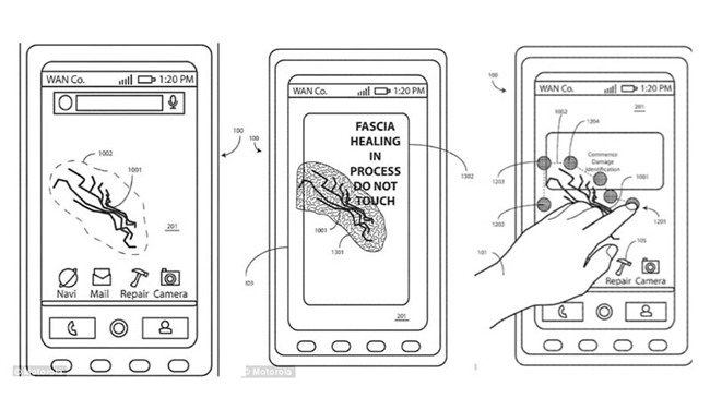 Motorola, màn hình tự liền, smartphone