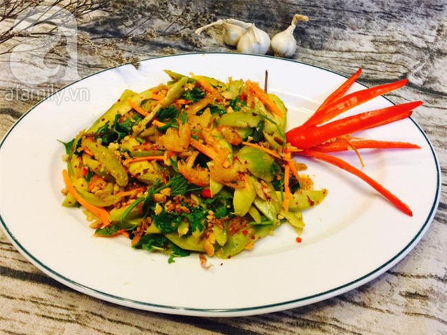 Nộm cóc tôm khô chua giòn ai cũng thích - Ảnh 7.