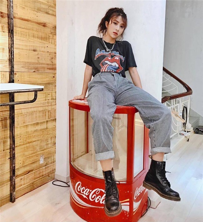 Diện nguyên cây xanh đỏ lòe loẹt, Châu Bùi - Khánh Linh mix đồ street style đẹp xuất sắc-8