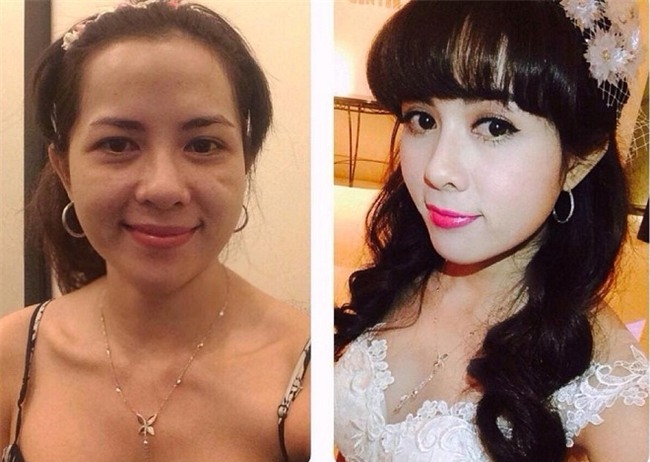 Những pha “đổi trắng thay đen” nhan sắc vi diệu của các cô dâu nhờ kỹ thuật trang điểm siêu tài tình - Ảnh 7.