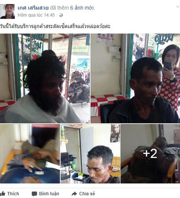 Thấy người đàn ông khốn khổ đi vào tiệm, cô thợ cắt tóc liền trổ tài và kết quả thật đáng kinh ngạc - Ảnh 2.