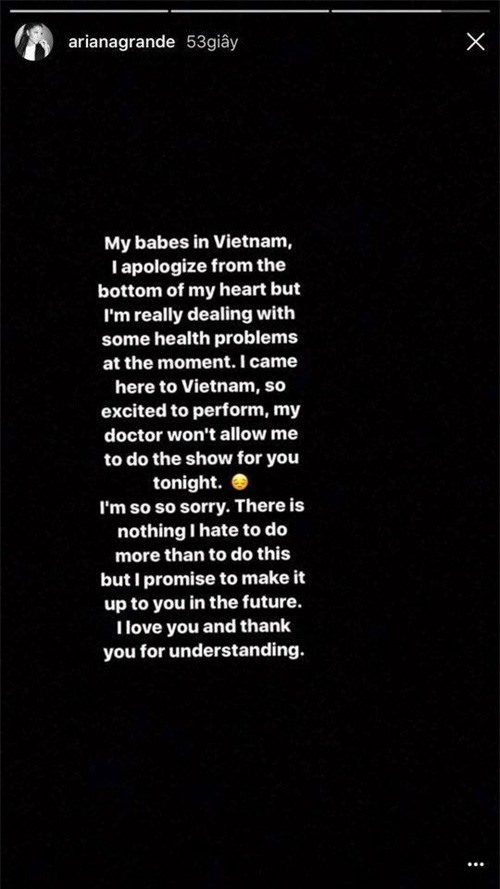 'Ariana Grande coi thuong fan Viet, dung den Viet Nam nua' hinh anh 1