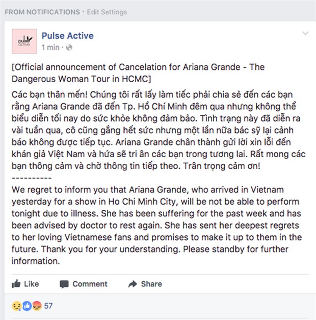 Ariana Grande bất ngờ hủy show trước giờ G, những tấm vé fan đã mua sẽ được hoàn tiền hay BTC xử lý thế nào? - Ảnh 3.