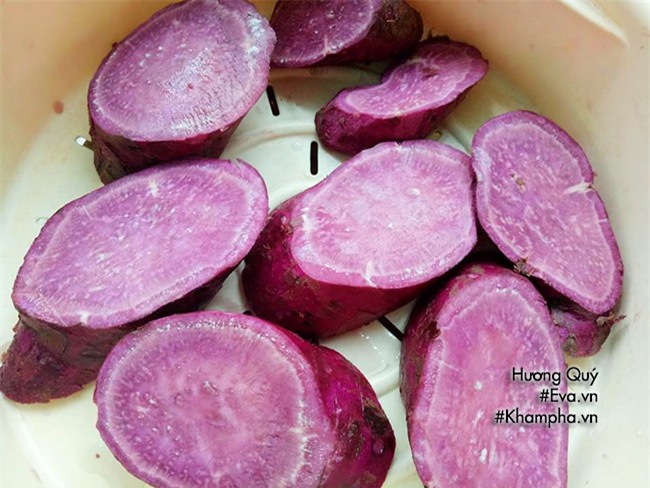 cach lam banh khoai lang tim nhan tom thit chien xu gion ngon - 2