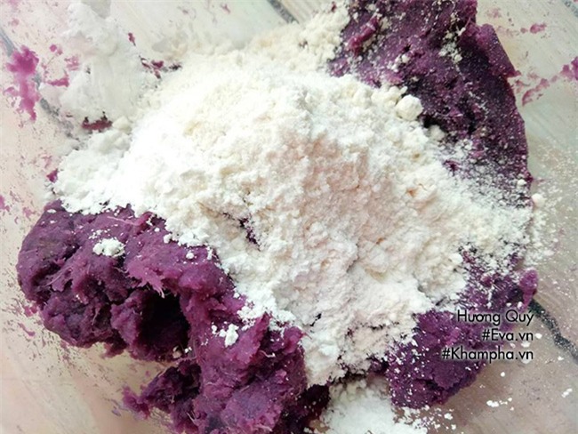 cach lam banh khoai lang tim nhan tom thit chien xu gion ngon - 6