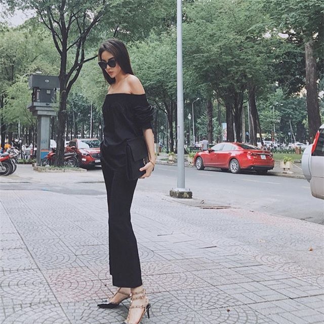 Kỳ Duyên, Ngọc Trinh rủ nhau diện đồ trễ nải trong street style tuần này - Ảnh 2.