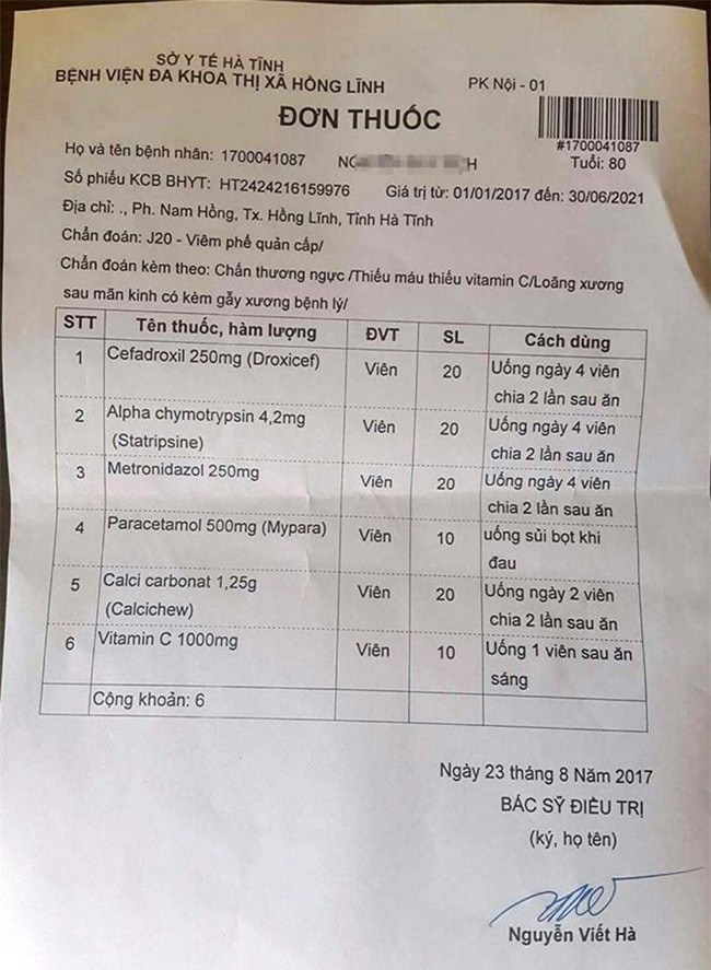 Cu ong 80 tuoi duoc bac si ke don loang xuong… sau man kinh hinh anh 2