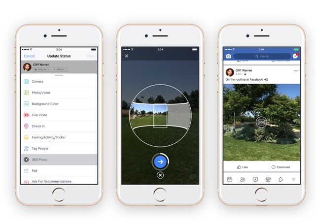 Facebook, Mạng xã hội, Camera 360