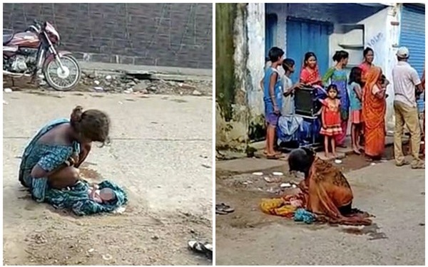 Sự thật phẫn nộ sau hình ảnh thiếu nữ 17 tuổi sinh con ngoài đường, người đẫm máu, cách trung tâm y tế chỉ 30m - Ảnh 1.