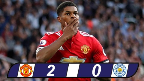 Mourinho trổ tài thay người, M.U vất vả khuất phục Leicester