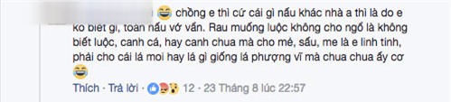 nau rau cai voi nuoc luoc ga, vo bi chong hat do noi canh vi "que anh chang nau the" - 5