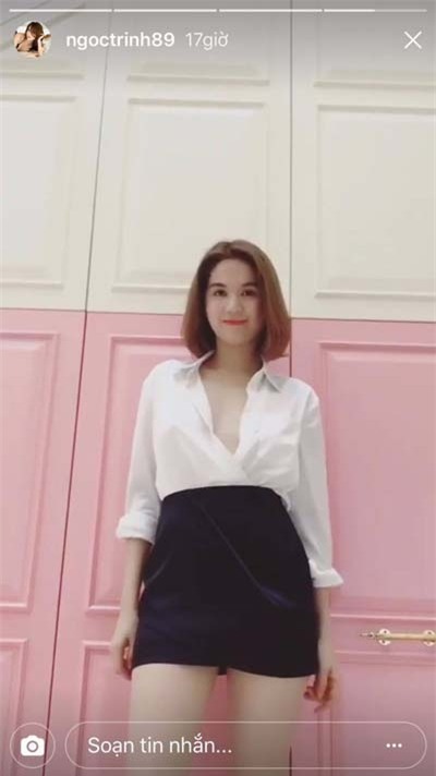 ngoc trinh mai me quay clip gap su co lo vong 1 khong noi y hinh anh 1