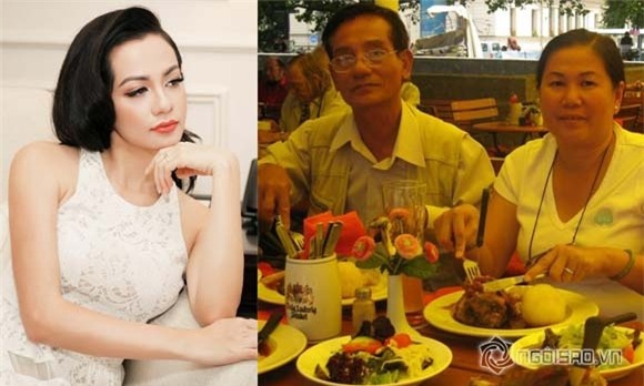 Ngọc Thúy, siêu mẫu Ngọc Thúy, Ngọc Thúy và bố mẹ,chuyện làng sao,sao Việt