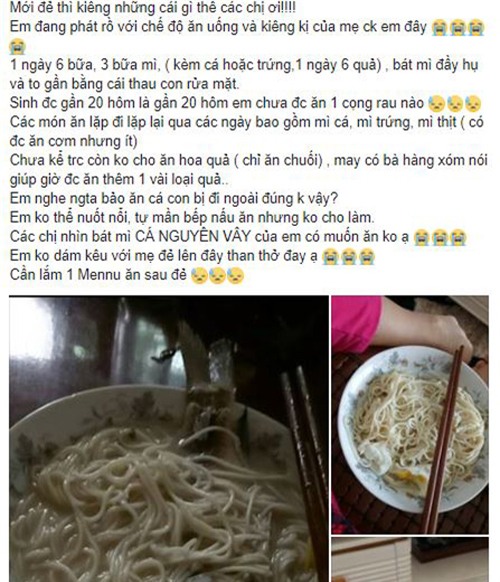 con dau hoang mang cau cuu dan mang vi sau sinh me chong cho an mi nau ca - 1