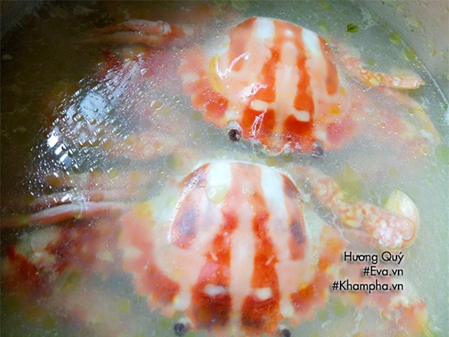 canh ghe nau rau muong nong hoi ngot lim, ca nha hup xi xup - 4