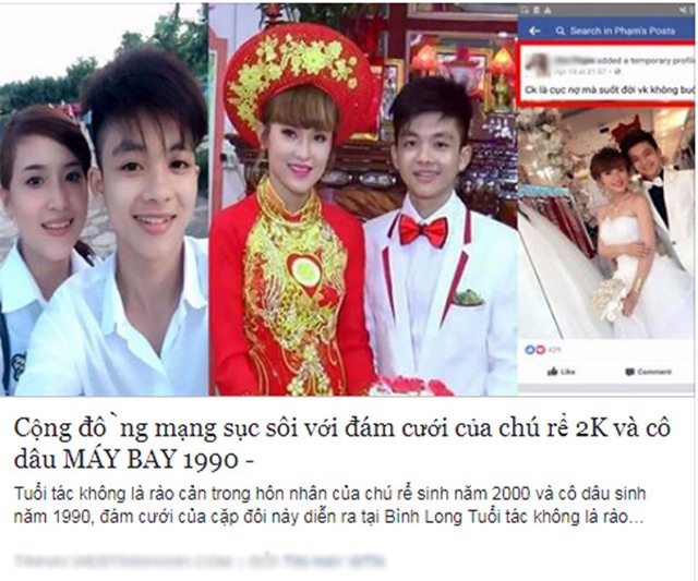 Sự thật về đám cưới của chú rể 2000 và cô dâu hơn 10 tuổi đang sục sôi MXH  - Ảnh 1.