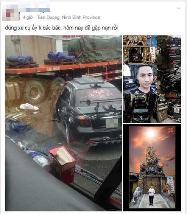 Chủ ngôi nhà phong thủy “kỳ quái” nổi tiếng ở Hưng Yên gặp tai nạn - 1