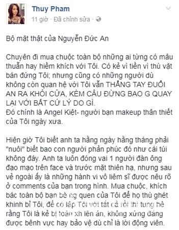 Duc An tiet lo phan ung cua Ngoc Thuy khi bo me ruot moi ve du dam cuoi em trai