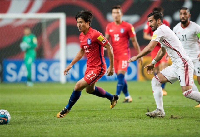 Hàn Quốc bị Iran cầm hoà không bàn thắng