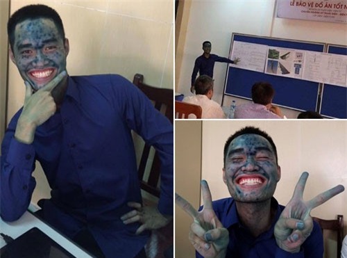 Nam sinh Bach khoa nhan bang tot nghiep loai gioi ben vo va con trai hinh anh 7