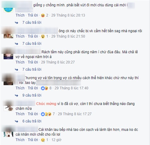 Dùng khăn tắm nát như xơ mướp, chồng không mua mới còn đem lên mạng khoe vì tôi thương vợ - Ảnh 3.