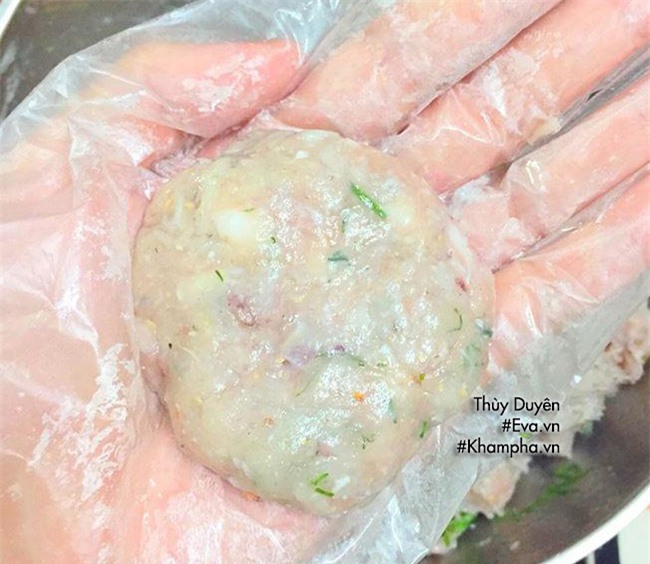 cach lam cha be be tom non "sang chanh" - mon an dang hot cho mang xa hoi - 3