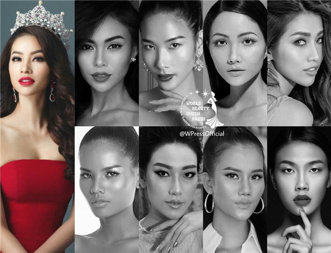 Hoa hậu Hoàn vũ Việt Nam 2017 bị bao vây bởi dàn ngôi sao Vietnams Next Top Model-11