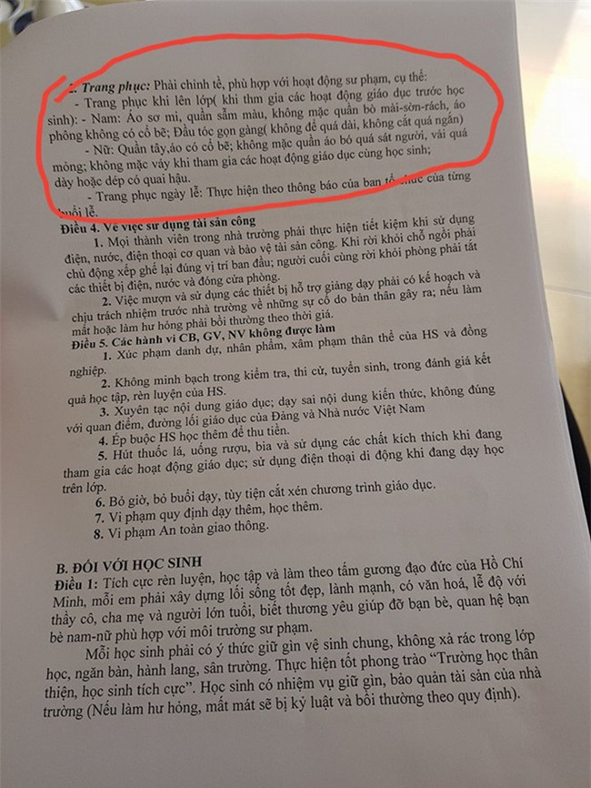 Cam giao vien mac vay ngan o Ha Tinh: Ke khen, nguoi che! hinh anh 3
