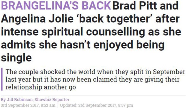 Sốc: Đây mới là sự thật về cuộc tái hợp thế kỷ của Angelina Jolie và Brad Pitt? - Ảnh 1.