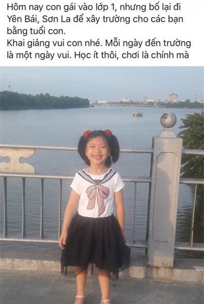 facebook ngap tran hinh anh bo me khoe con ngay khai giang nam hoc moi - 7